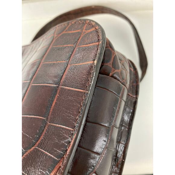 MICHAEL KORS EMBOSSED ANIMAL PRINT WOMENS CROSSBODY BAG - Picture 9 of 16